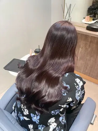 ロング カラー ピンクカラー🎀 米津 美佑のヘアスタイル