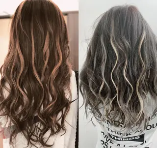 ロング カラー ヤナ マネージャーのヘアスタイル