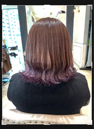 カラー 川上有海 🦋透明感カラー🦋のヘアスタイル