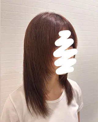 セミロング 🫧デザインカット ✄﻿mana🫧のヘアスタイル