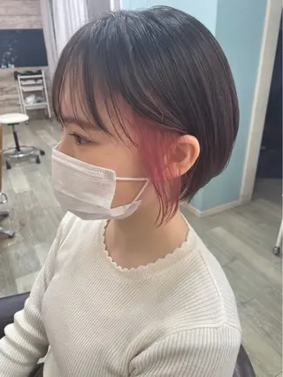 ショート カラー CINQ ドリームプラザ店所属・竹内 仁のヘアスタイル