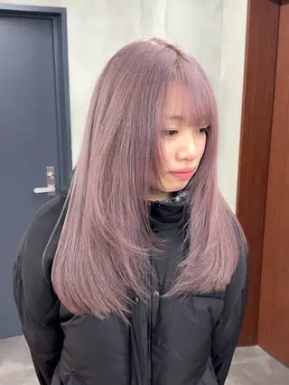 ロング カラー nico TOKYO 渋谷所属・ブリーチ ハイトーン 特化🌈フジタハルキのヘアスタイル