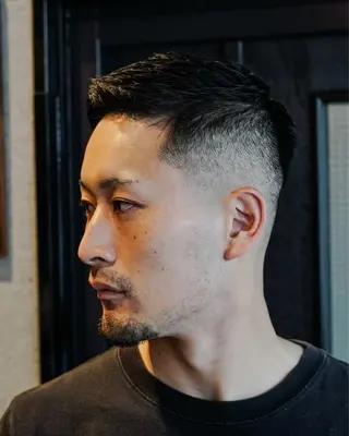 ショート DAU BARBER SHOP 青山所属・金浜 大樹のヘアスタイル