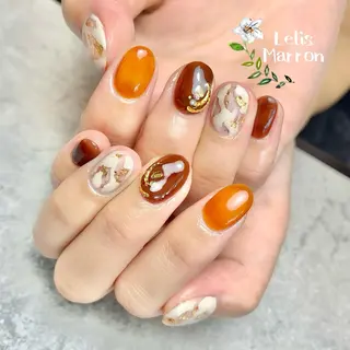ネイル Lelis Marron所属・岸 侑李のネイルデザイン