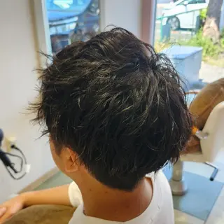 パーマ メンズ 暖色カラー/髪質改善 /メンズ🧡莉南のヘアスタイル