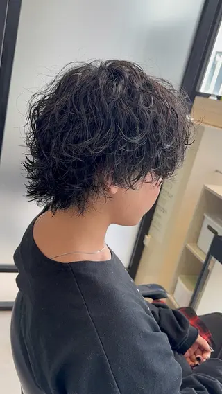 ショート パーマ メンズ メンズ特化美容師 東條 夏翔のヘアスタイル