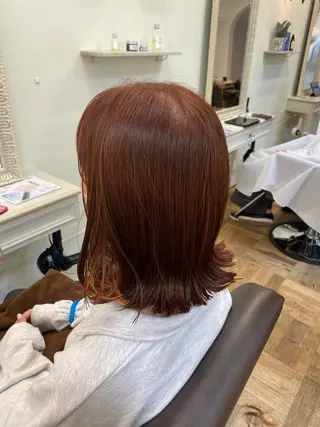 ミディアム カラー 【nui 茨木】 原田美紅のヘアスタイル