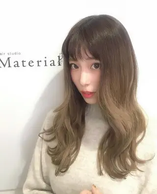 ロング マテリアル 中央駅店のヘアスタイル