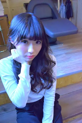 ミディアム セミロング ロング カラー パーマ belle chambreイブカのその他イメージ