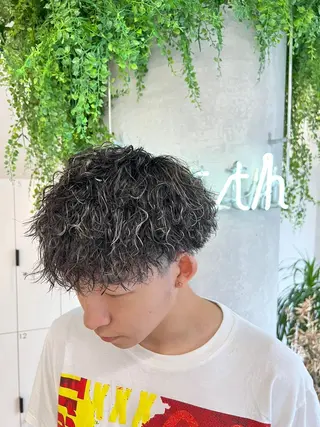 カラー パーマ メンズ Classic川崎所属・齋藤駿悟/メンズ特化 /フェード/川崎のヘアスタイル