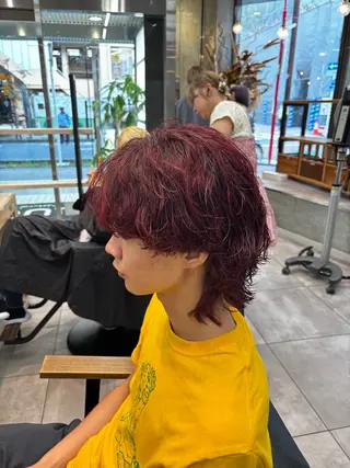 メンズ 🥀暖色系カラー🥀 本厚木/けんすけのヘアスタイル