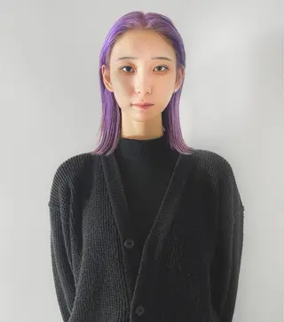 ミディアム カラー レイヤー/パーマ /ウルフ/nabeのヘアスタイル