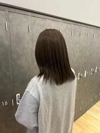 ミディアム カラー 暖色/ボブ/吉岡美音 GIEN NU茶屋町のヘアスタイル