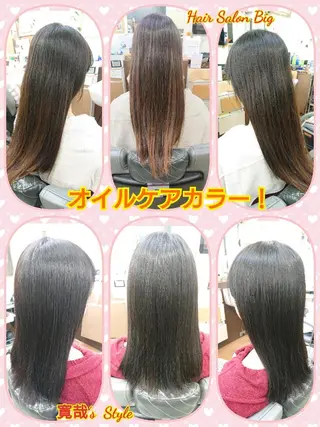 ロング カラー ヘアサロンbig所属・田元 寛哉のヘアスタイル