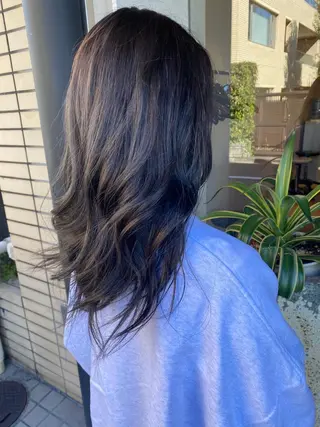 セミロング カラー レイヤー/ボブパーマ /垢抜け/タクミのヘアスタイル