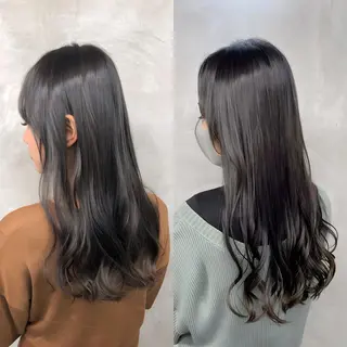 ロング 韓国風レイヤー🗝要 暗透カラー📓吉祥寺のヘアスタイル
