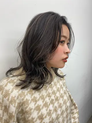 セミロング カラー eight  shinjuku所属・海外ヘア スタイルRIOのヘアスタイル