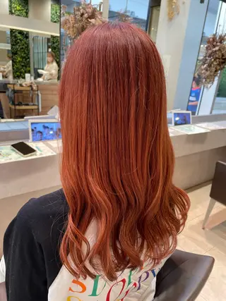 ロング カラー 原 萌香のヘアスタイル