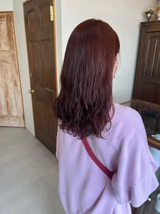 セミロング 神谷 夏帆のヘアスタイル