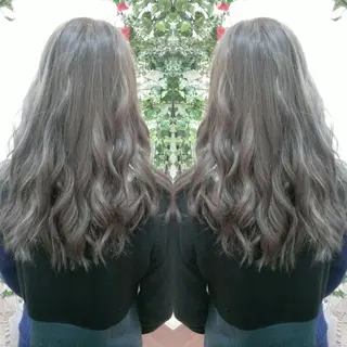 ミディアム カラー 植田 /エクステ /ブリーチ/髪質改善のヘアスタイル