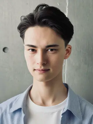 メンズ 根本 彩永のヘアスタイル