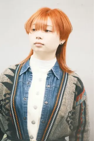 ミディアム カラー ヘアアレンジ 個性爆弾💣 ダブルカラー/ゆかのヘアスタイル