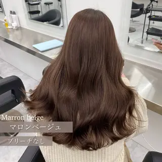 セミロング カラー 大人っぽ韓国ヘア🤍 yuma🐈‍⬛のヘアスタイル