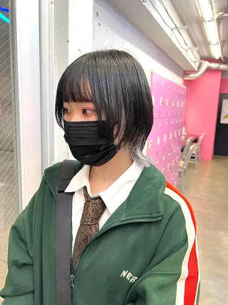 ショート カラー ヘアアレンジ 🐺ウルフの神🐺 /カラー/けいすけのヘアスタイル