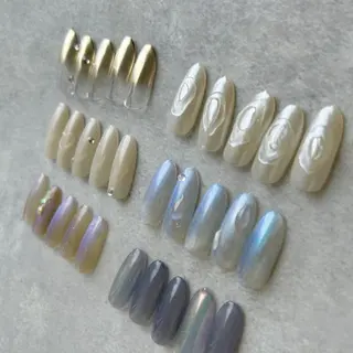 ネイル Ray. ちゅるん系ニュアンスのネイルデザイン