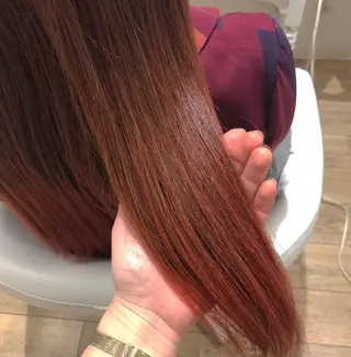 セミロング カラー ヘアアレンジ ✨🌿大人可愛い愛さ れhair🌿✨松本のヘアスタイル