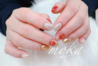 ネイル 胡蝶蘭レディースサロ ンNailMOKAのネイルデザイン