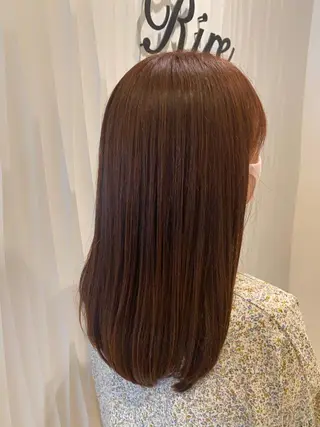 セミロング 大倉 未波のヘアスタイル