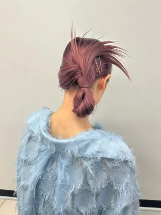 ロング ヘアアレンジ ナチュラル×色気パ ーマ 渋谷/マナミのヘアスタイル