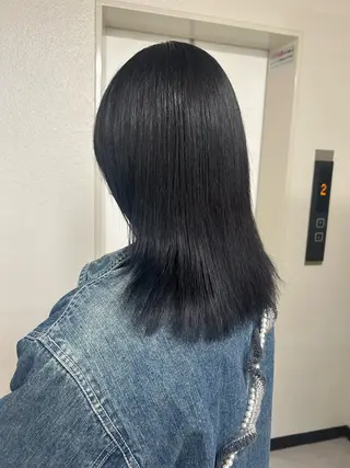 セミロング カラー 後藤紗英/髪質改善 /オリーブベージュのヘアスタイル