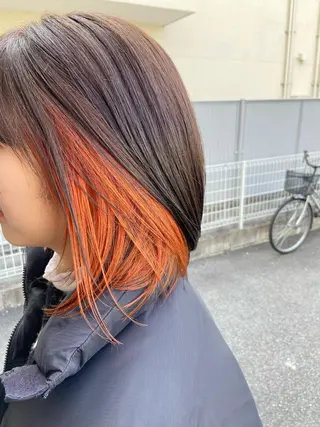ミディアム カラー 岡崎/髪質改善/ ハイトーン/鈴木進のヘアスタイル