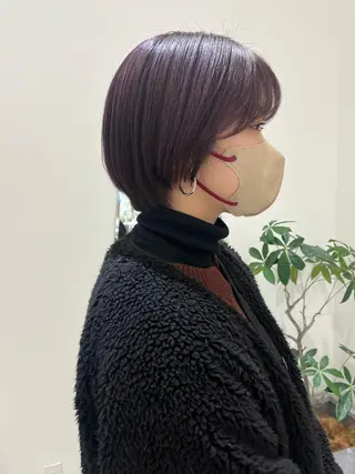 ショート カラー Zina博多筑紫口_ aikaのヘアスタイル