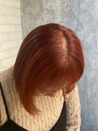 ショート カラー shiori/透明感 /顔周り/髪質改善のヘアスタイル