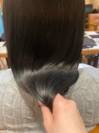 セミロング カラー 横浜美容室/暖色系 michika🌹のヘアスタイル