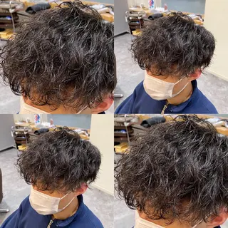 パーマ メンズ メンズ特化LIBER 石川玲央のヘアスタイル