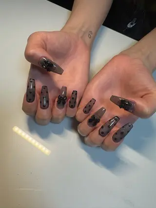 ネイル 33nail✴️栄 スミレ❇️Gel-xのネイルデザイン