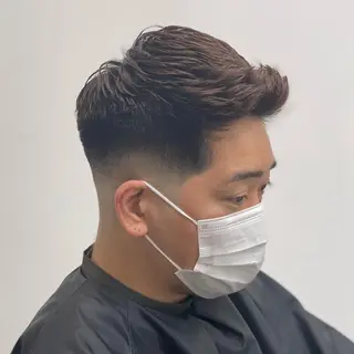 ショート カラー パーマ ヘアアレンジ メンズ キッズ ネイル マツエク・マツパ アイブロウ メンズ専門/パーマ/ フェード/みづきのヘアスタイル