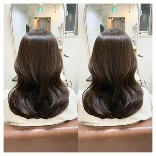 セミロング カラー 村山 茉衣のヘアスタイル