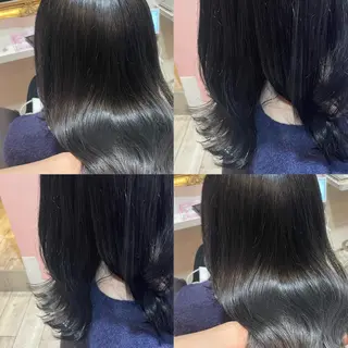 セミロング 髪質改善×透明感× 艶髪🥀HIYORIのヘアスタイル