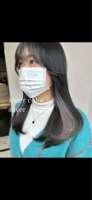 セミロング カラー インナーカラー/レイ ヤーカット♡/マキシのヘアスタイル