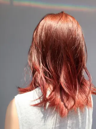 ミディアム カラー 韓国ヘア✨グレージュ カラーasamiのヘアスタイル