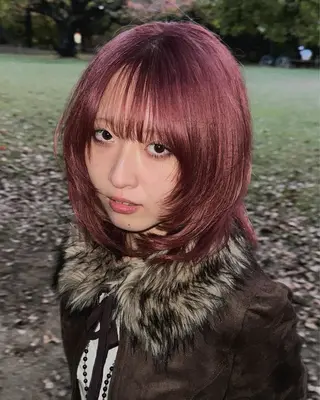 ミディアム カラー est-r.Fukuoka所属・マエダルイ🫧 韓国ヘア🫧博多のヘアスタイル