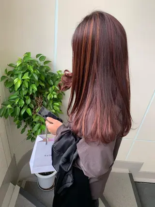 ロング カラー ママ美容師まつげ 🤍まき🤍のマツエク・マツパデザイン