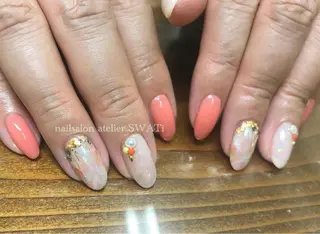 ネイル ヘアーサロン大野所属・nailsalon SWATiのネイルデザイン