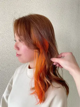 セミロング カラー モデル募集🐾 Mioのヘアスタイル