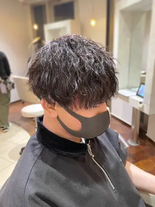 パーマ メンズ 本多 美羽のヘアスタイル